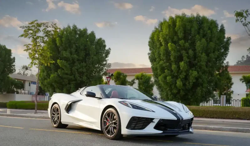 Chevrolet Corvette (White) for rent in Dubai